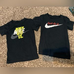 Nike T shirts size 6, run small